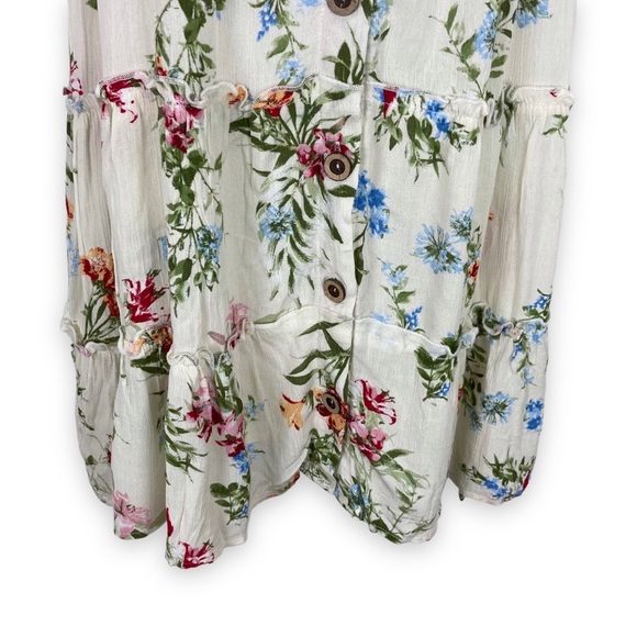 by&by girl Little & Big Girls Flutter Sleeve A-Line Dress 2 piece set L - Picture 7 of 17